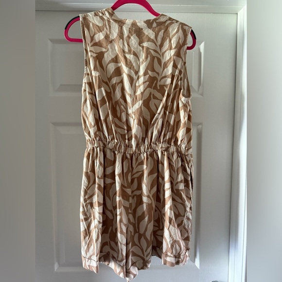 A New Day Tan Gold Romper - Picture 3 of 3